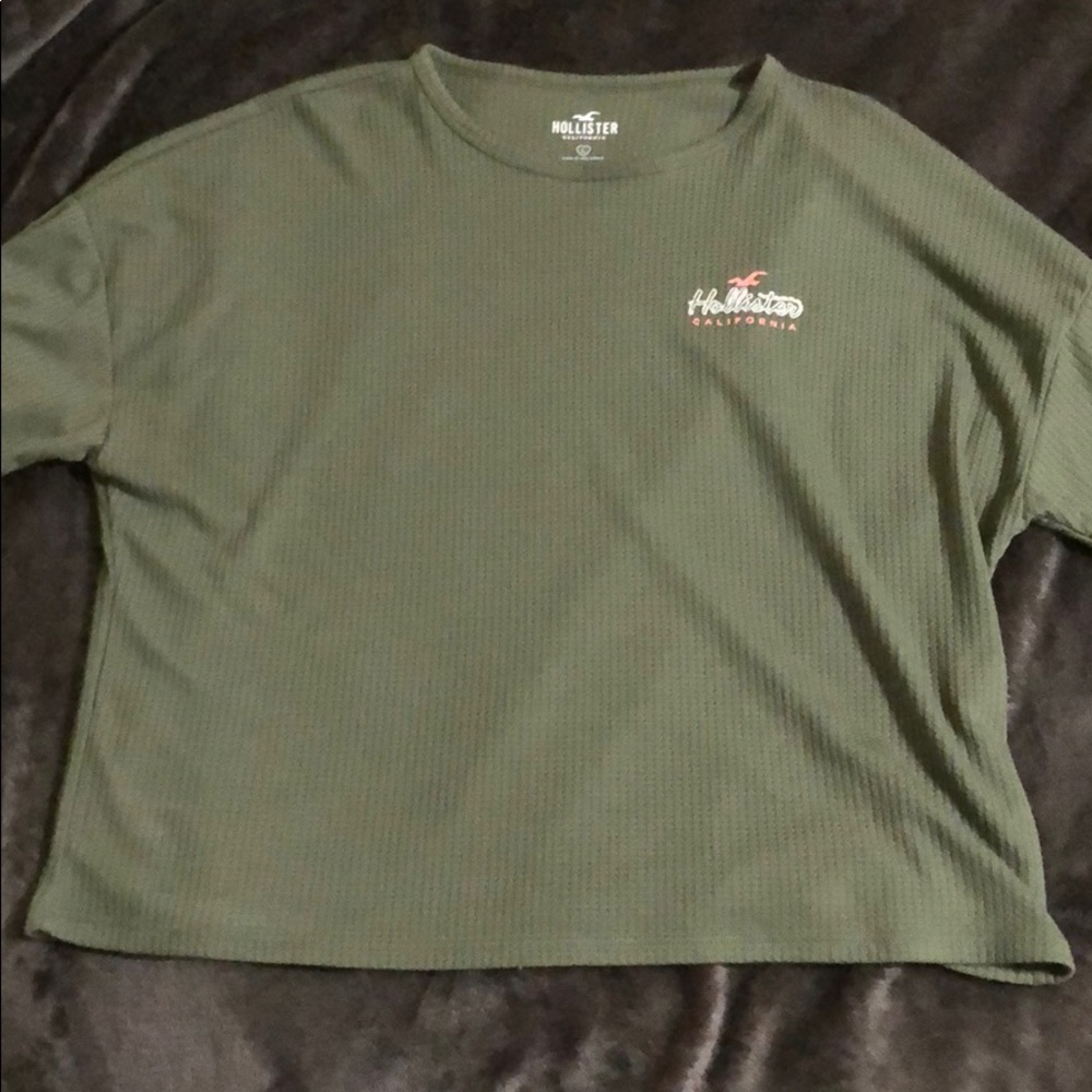 Olive green top